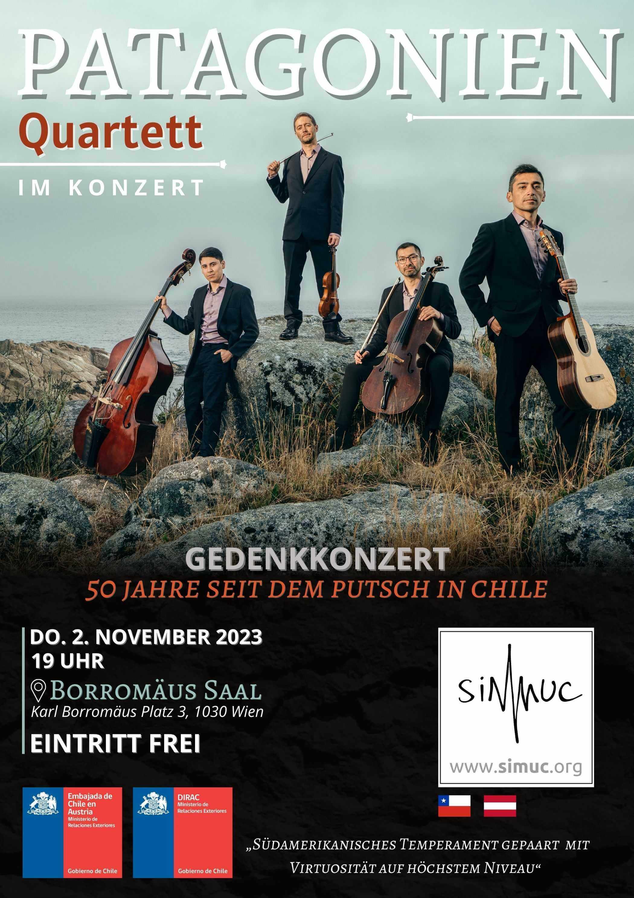 Patagonien Quartett in Vienna