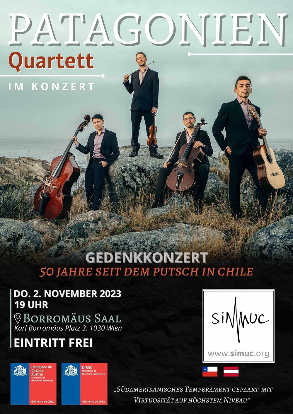 Patagonien Quartett: Concierto SIMUC en Viena
